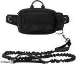SOUUXIU Hands Free Dog Leash with Waist Bag